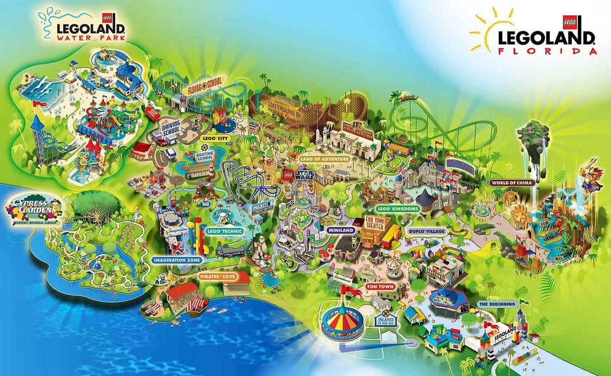 dánsko legoland mapě