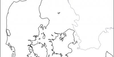 Mapa dánska osnovy